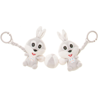 4 BABY R11 P&E Grzechotka do wózka Pram Toy RABBIT