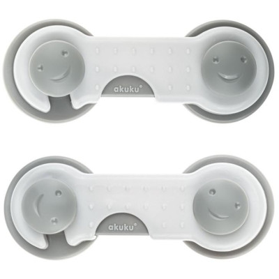 AKUKU A0649 Zabezpieczenia uniwersalne do szafek szare 9 cm
