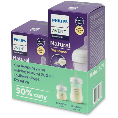 AVENT Zestaw butelek SCY903/01+SCY900/01