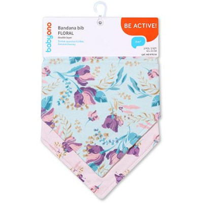 B.O.879/16 Śliniak apaszka FLORAL