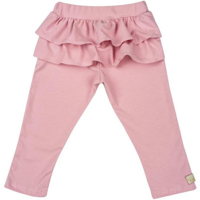 BABY 01289 Leginsy dziewczęce brudny róż 56/62