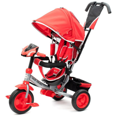 BABY MIX 45765 Rowerek trójkołowy z światłami led Lux Trike czerwony