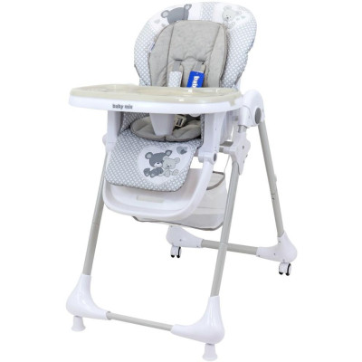 BABY MIX UR-YQ-B003S Krzesełko do karmienia Infant light grey 39507