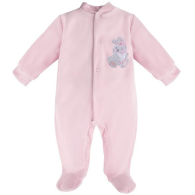 EWA 931023 NEWBORN klaun velúr ružový 68