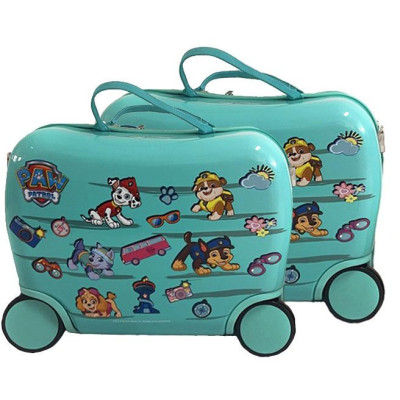 MARKO BC-PP-015 Cestovný kufor Paw Patrol malý tyrkysový