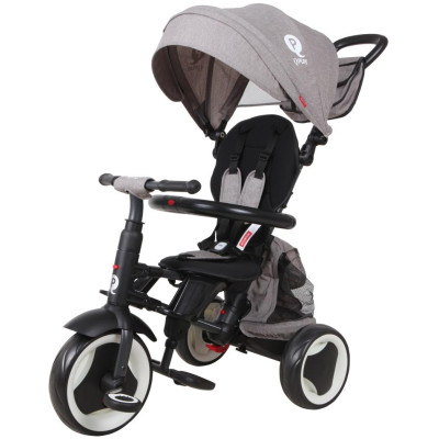 MILLY MALLY 3841 Qplay Rowerek trójkołowy Rito Plus grey