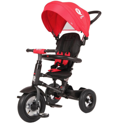 MILLY MALLY 3848 Qplay rowerek trójkołowy Rito Rubber Red