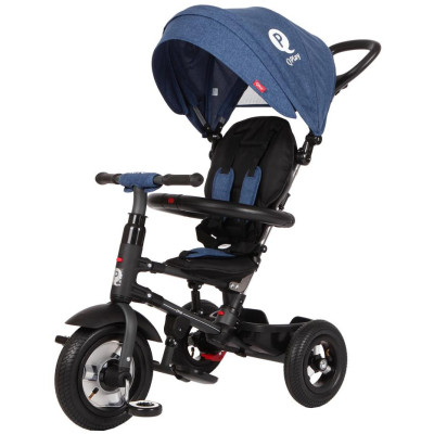 MILLY MALLY 3849 Qplay Rowerek trójkołowy Rito Rubber Blue