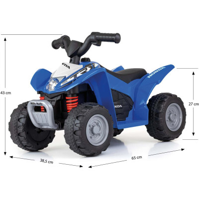 MILLY MALLY 4478 Pojazd na akumulator Quad HONDA ATV Blue