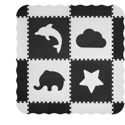 MILLY MALLY Mata piankowa puzzle Jolly 2x2 grey