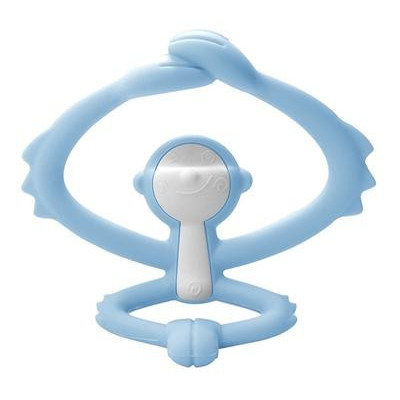 Mombella 8081-2 Gryzak Zabawka Małpka Light Blue