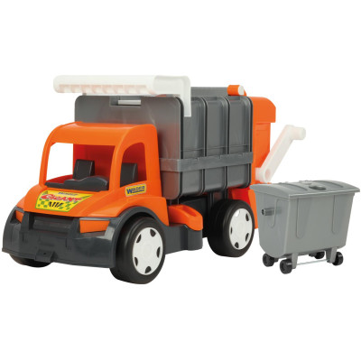 WADER 67016 Gigant - Śmieciarka orange/blue