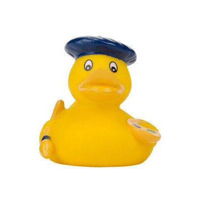 CANPOL 2/992 Zabawki piszczące kaczuszki - Malarz blue
