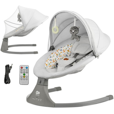 KINDERKRAFT Bujaczek LUMI 2 light grey