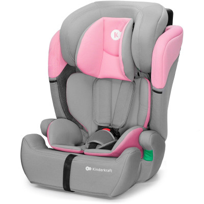 KINDERKRAFT Fotelik samochodowy COMFORT UP 2 i-Size 76-150cm PINK 8kg