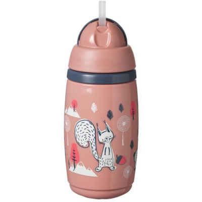TOMMEE TIPPEE TTP447825 Bidon ze słomką Superstar 266ml różowy