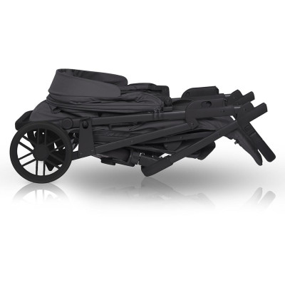 Wózek dziecięcy Euro-Cart Flex Black Edition Iron
