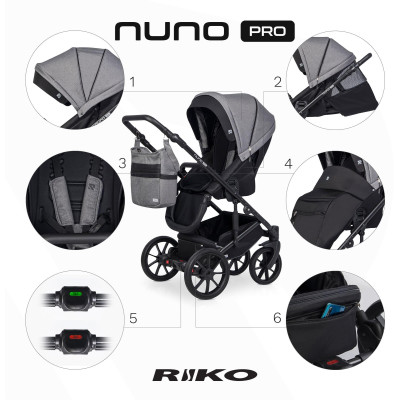 Wózek dziecięcy Riko Nuno Pro Titanium