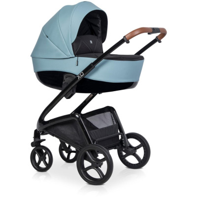 Wózek dziecięcy Riko XD Black Line Crystal Blue