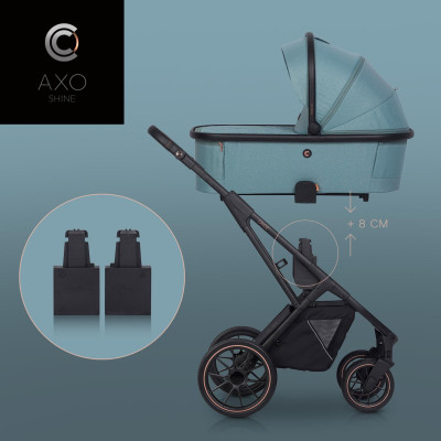Wózek dziecięcy Cavoe Axo Shine Boho Green