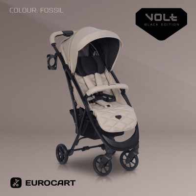 Wózek dziecięcy Euro-Cart Volt Black Edition Fossil