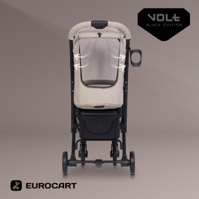 Wózek dziecięcy Euro-Cart Volt Black Edition Fossil