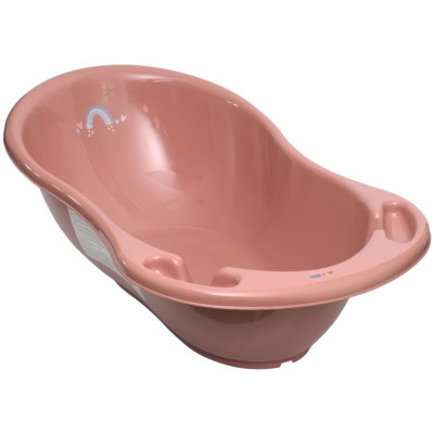 TEGA ME-004 ODPŁYW-123 Wanna 86 cm METEO z odpływem różowy