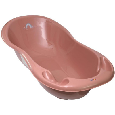 TEGA ME-005 ODPŁYW-123 Wanna 102 cm LUX METEO z odpływem różowy
