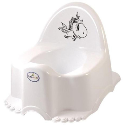 TEGA PO-055-103 Nocnik z pozytywką ECO JEDNOROŻEC biały