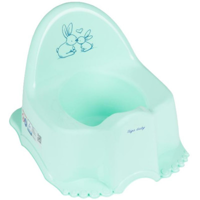 TEGA PO-059-105 Nocnik z pozytywką ECO KRÓLICZKI j.zielony