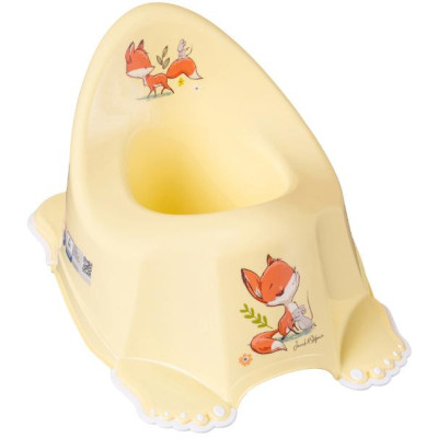 TEGA PO-069-109 Nocnik z pozytywką antypoślizgowy LEŚNA OPOWIEŚĆ j.żółty