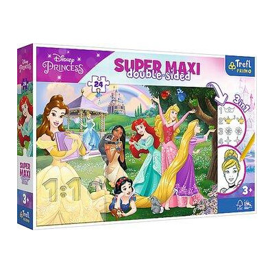 TREFL 41008 Puzzle 24 SUPER MAXI Wesołe Księżniczki
