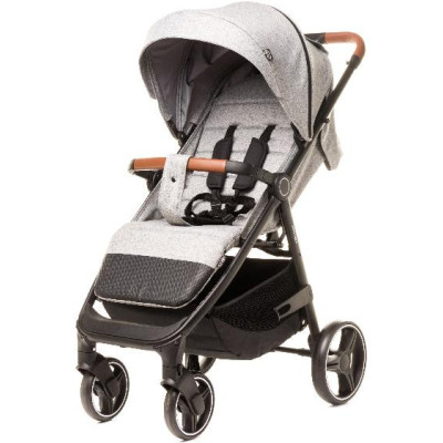 4 BABY Wózek spacerowy STINGER XXIV MELANGE LIGHT GREY