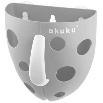 AKUKU A0346 Pojemnik na zabawki kąpielowe szary