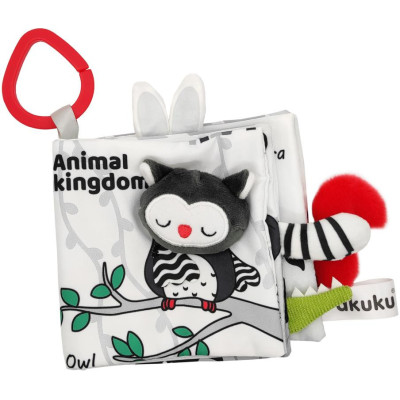 AKUKU A0481 Książeczka sensoryczna ANIMAL KINGDOM