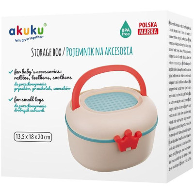 AKUKU A0538 Pudełko na grzechotki i gryzaki