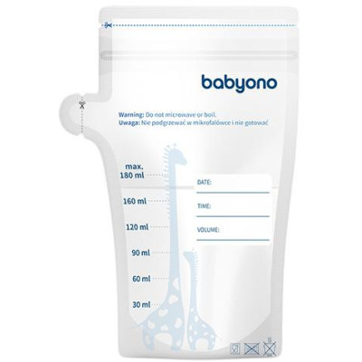 B.O.1084 Woreczki do przechowywania pokarmu 180ml.30szt.