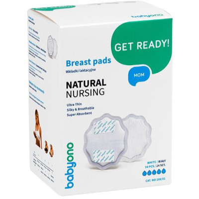 B.O.298/01 Wkładki laktacyjne NATURAL NURSING 24 szt białe