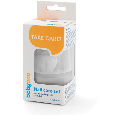 B.O.398/03 Zestaw do pielęgnacji paznokci dla dzieci i niemowląt SZARY TAKE CARE