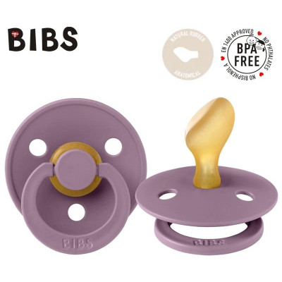 BIBS 211300 Smoczek uspokajający MAUVE M ANATOMICAL