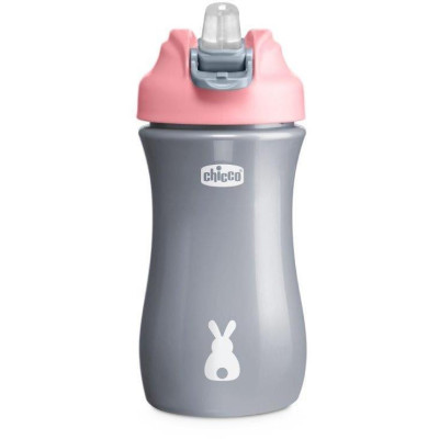 CHICCO 00006920100000 Bidon z miękkim ustnikiem 350 ml 2Y+ GIRL