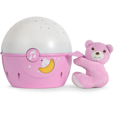 CHICCO 00007647100000 Projektor na łóżeczko Next2Stars różowy