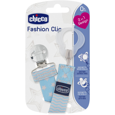CHICCO 00009341200000 Tasiemka do smoczka niebieska