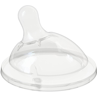 CHICCO 00081023100000 Smoczek na butelkę NF silikon 2m+ średni