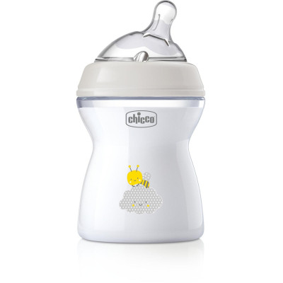 CHICCO 00081323300000 Butelka NF plastikowa 2m+ 250 ml neutralna