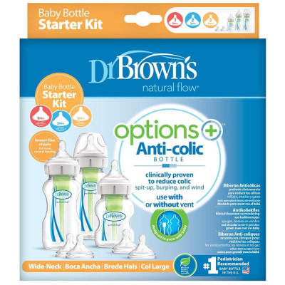Dr.Browns WB03606 Zestaw do karmienia szeroka szyjka OPTIONS PLUS MAŁY