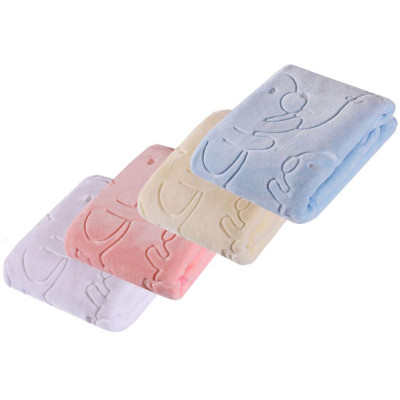 EASY CARE 502 Kocyk akrylowy tłoczony jednokolorowy 80x110