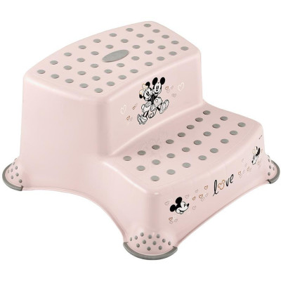 KEEEPER IGOR MINNIE MOUSE Podest dziecięcy dwustopniowy antypoślizgowy nordic pink