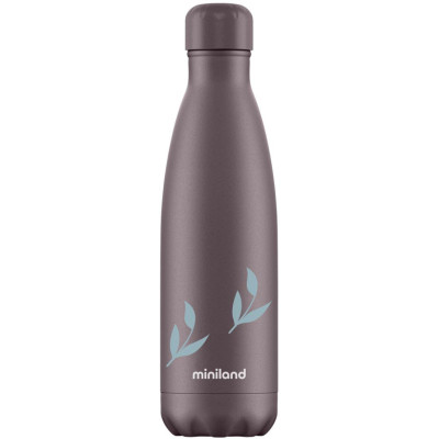 MARKO ML89438 Termos butelka Terra 500ml - śliwkowy / kwiaty