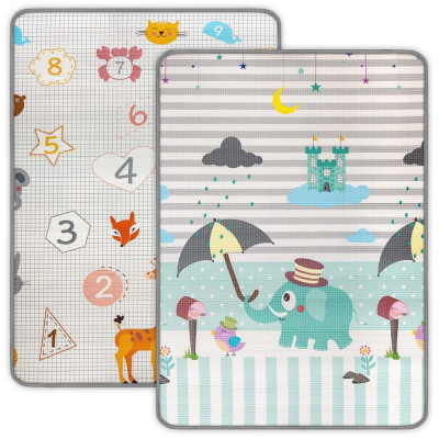 MILLY MALLY Mata piankowa zwijana Kinder Digits and Elephant